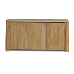 Kalira Reclaimed Elm Timber 3 Door Sideboard, 160cm