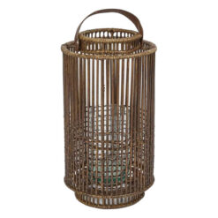 Kyra Rattan Lantern, Extra Large, Antique Brown