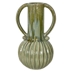 Lexi Ceramic Vase, Large, Green