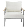 Liam Fabric & Metal Armchair