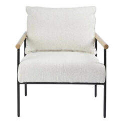 Liam Fabric & Metal Armchair