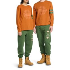 Long Sleeve Graphic T-Shirt Orange