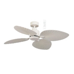 Martec Kingston Indoor / Outdoor Smart DC Ceiling Fan, 127cm/50", White