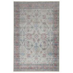 Megan Transitional Machine Washable Rug, 300x200cm, Pink