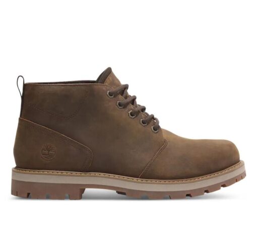 Men's Britton Road Waterproof Lace-Up Mid-Calf Chukka Boot Brown 7 US Mens