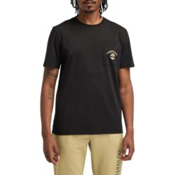 Men's Chest Pocket Short Sleeve T-Shirt Black