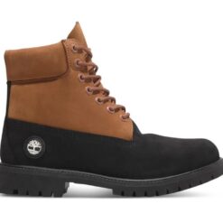 Men's Heritage 6-Inch Lace Up Waterproof Boot Black 7 US Mens