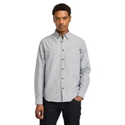 Men's Oxford Chest Pocket T-Shirt Grey
