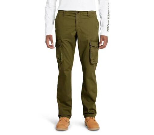 Men's Twill Cargo Pant Green