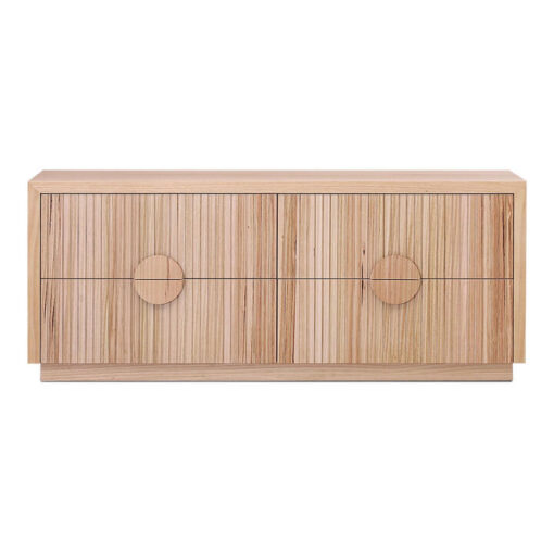 Monica Mountain Ash Timber 4 Drawer Dresser