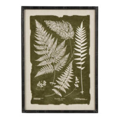 "Moss Leaf" Timber Framed Wall Art Print, Type A, 70cm