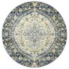 Museum Everleigh Transitional Round Rug, 150cm, Navy