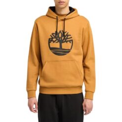Northwood Tree Logo Brushback Hoodie Orange
