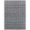 Pacific No.3333 Indoor / Outdoor Rug, 120x66cm, Grey / Black