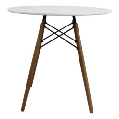Padris Replica Eames DSW Eiffel Round Dining Table, 100cm