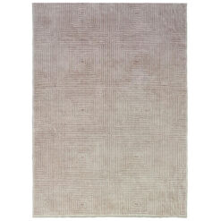 Pam Modern Machine Washable Rug, 150x90cm, Beige