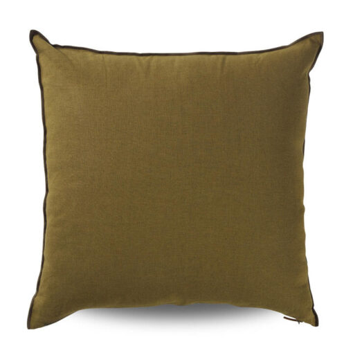 Panama Linden Linen Cotton Scatter Cushion Cover, Olive
