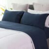 Ramesses Jeans Pebble Wash Linen Look Alternative Sheet Set King Single