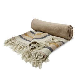 Retreat Linen Throw, 130x170cm, Blush