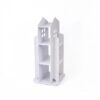 Rotating Bookcase Bookshelf Kid's Book Organiser Rack Wooden Castle Display Shelf