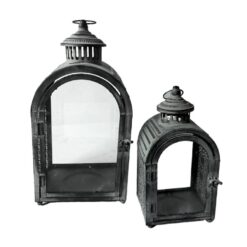 Rustic Arch Lantern Set of 2