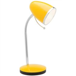 Sara Metal Task Lamp, Yellow