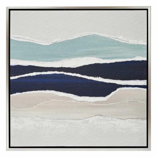"Sea Mountain" Framed Enhanced Canvas Wall Print, 85cm