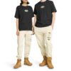 Short Sleeve Front And Back Graphic T-Shirt Black