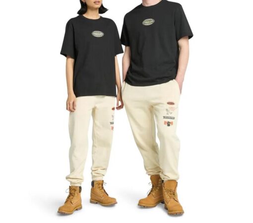 Short Sleeve Front And Back Graphic T-Shirt Black