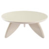 Solace Wooden Round Coffee Table, 80cm