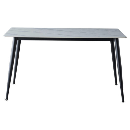 Spinea Ceramic Top Dining Table, 160cm, Snow White