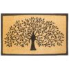 Tree of Life Coir & Rubber Doormat, 120x75cm