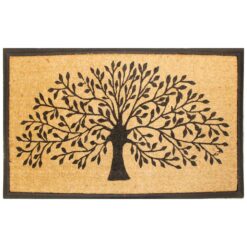 Tree of Life Coir & Rubber Doormat, 120x75cm