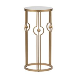 Winifred Iron & Marble Side Table