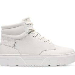 Women's Laurel Court High Top Lace-Up Sneaker White 6 US Womens