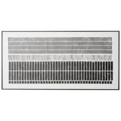 Yaiza Framed Hand Painted Canvas Wall Art, 150cm, Black