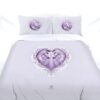 Anne Stokes White Unicorn Quilt Cover Set Double
