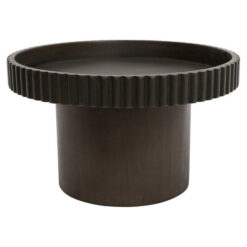 Blythe Timber Footed Centerpiece Bowl, Large, Dark Brown