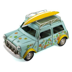 Boutica Handmade Metal Vehicle Model, Flower Mini with Surfboard