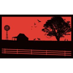 Camping Mat Warehouse 5x2.4m Country Orange Recycled Mat