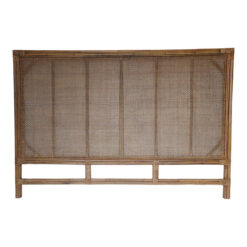 Cayman Lancer Rattan Bed Headboard, King, Natural