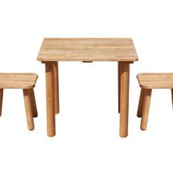 Classic Square table and 2 stools