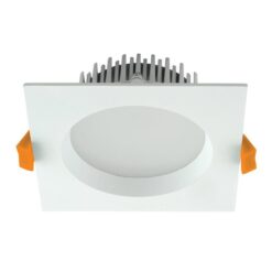 Deco IP44 Indoor / Outdoor Dimmable LED Downlight, Square, 8W, CCT, White