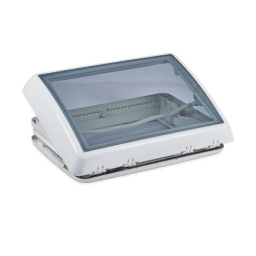 Dometic Midi Heki LED White Edge Dome Skylight, 43 - 52mm Roof Thickness