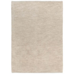 Eco Breeze Hand Loomed Modern Wool Rug, 230x160cm, Beige