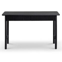 Elliot Wooden Home Office Desk, 120cm, Black