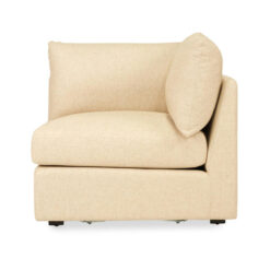 Elridge Linen Blend Fabric Modular Sofa Unit, Corner Seat, Oatmeal