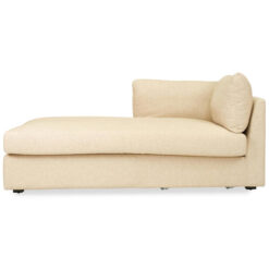 Elridge Linen Blend Fabric Modular Sofa Unit, LHF Chaise, Oatmeal