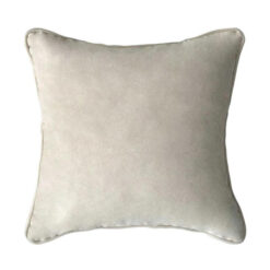 Enshy Velvet Euro Cushion, Cream