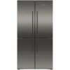 Fisher & Paykel 538 Litre Quad Door Refrigerator - Black Stainless Steel